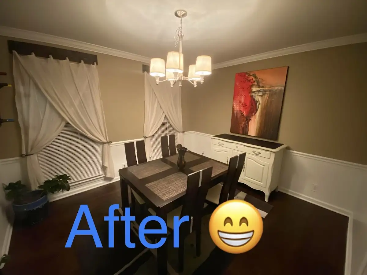 Professional dining room restoration after water damage in Weston